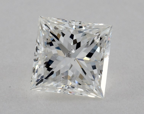 1.01ct Princess Cut G SI1 EX-Very_Good GIA
