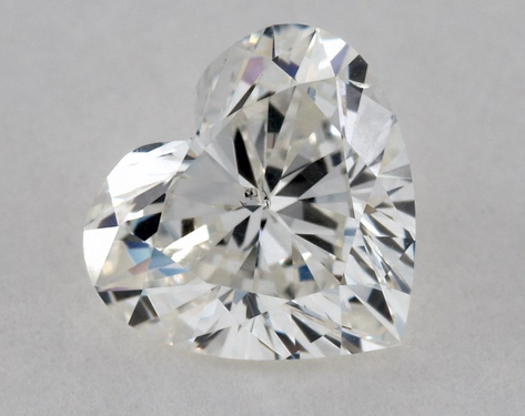 1.02ct Heart Cut I SI1 EX-G GIA