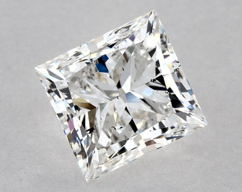 2.01ct Princess Cut F SI1 Very_Good-Very_Good GIA