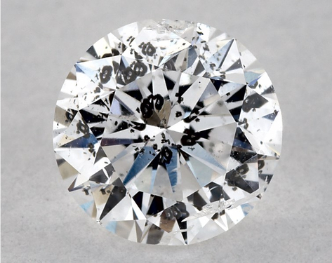 0.7ct Round Cut D I2 G-EX-G GIA