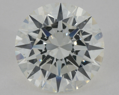 4.01ct Round Cut J SI1 EX-EX-EX GIA