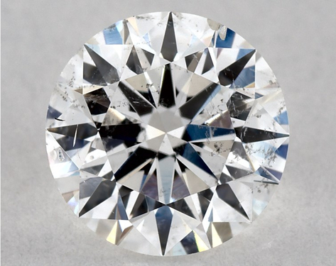 0.85ct Round Cut F SI2 EX-EX-Very_Good GIA