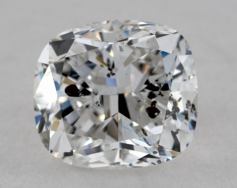 2.01ct Cushion Cut E I1 EX-G GIA