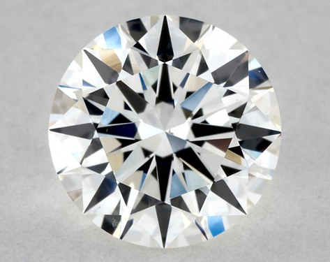 0.91ct Round Cut H VS2 EX-EX-EX GIA