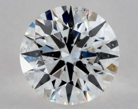 0.71ct Round Cut D SI1 EX-EX-EX GIA