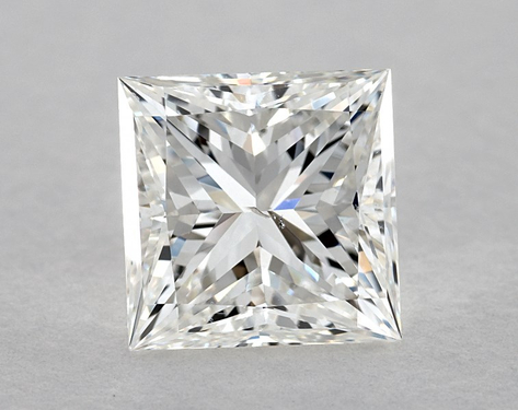 1.9ct Princess Cut F SI1 EX-Very_Good GIA