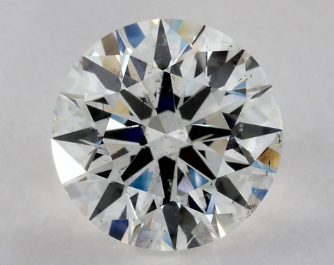 2.01ct Round Cut H SI2 EX-EX-EX GIA