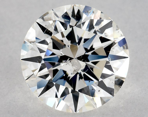 1ct Round Cut H I1 EX-EX-EX GIA