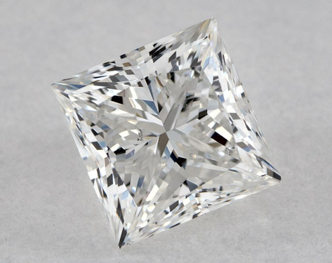 0.72ct Princess Cut F VS2 EX-G GIA