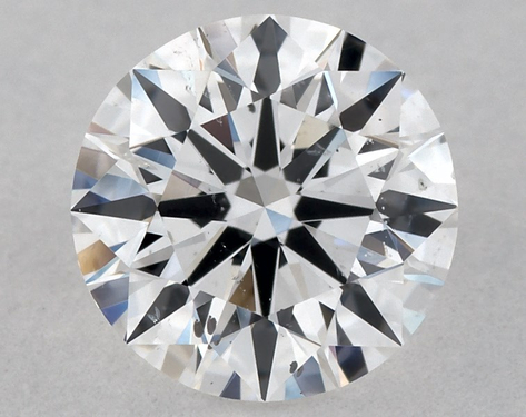 0.99ct Round Cut D SI2 EX-EX-EX GIA