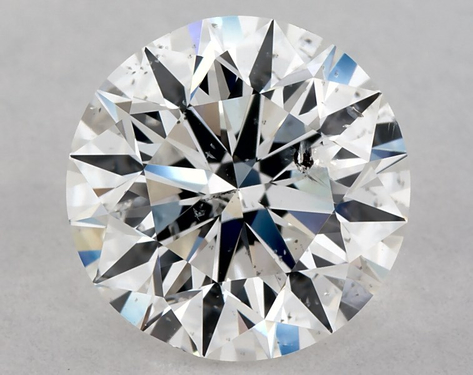 1.5ct Round Cut F I1 EX-EX-EX GIA