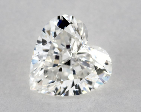 0.71ct Heart Cut F SI2 Very_Good-Very_Good GIA