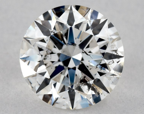 1.02ct Round Cut F I1 EX-EX-EX GIA