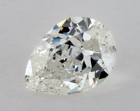 1.01ct Pear Cut H SI1 EX-G GIA