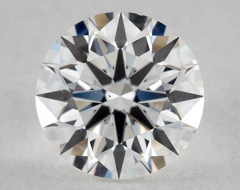 0.91ct Round Cut F VS2 EX-EX-EX GIA