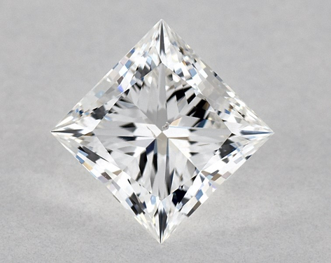 0.83ct Princess Cut E SI1 EX-EX GIA