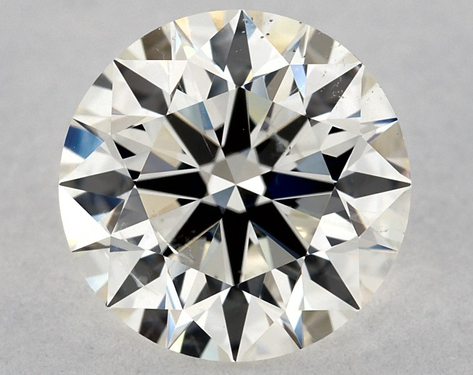 1.65ct Round Cut J SI2 EX-EX-EX GIA