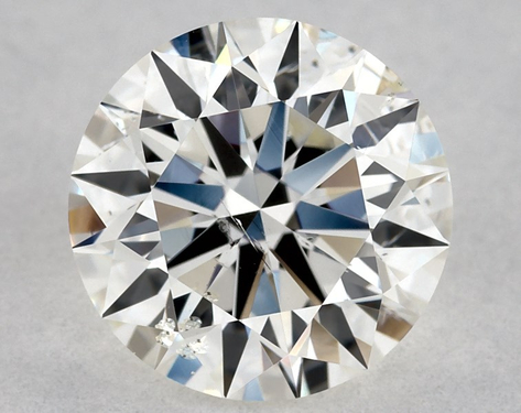 1.02ct Round Cut J SI2 EX-EX-EX GIA