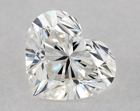 0.72ct Heart Cut H SI1 EX-EX GIA