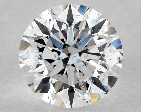 0.7ct Round Cut D SI2 Very_Good-EX-EX GIA