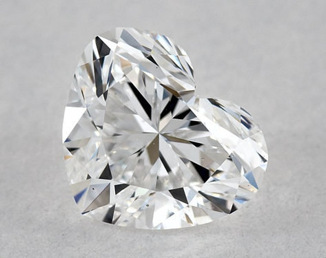 0.8ct Heart Cut D VS1 EX-G GIA