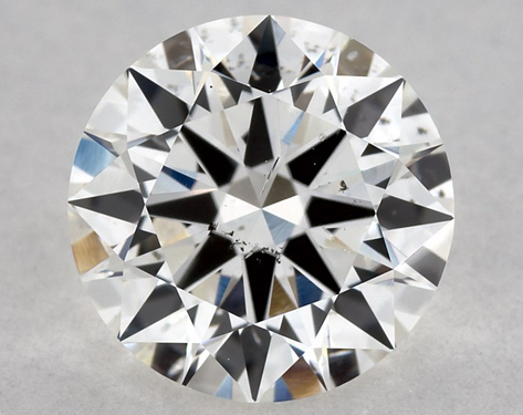 1.12ct Round Cut H SI1 EX-EX-EX GIA