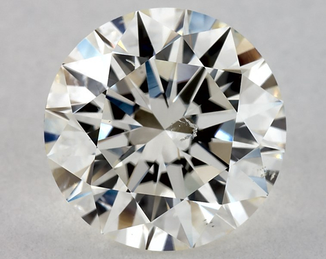 2.07ct Round Cut J SI1 EX-EX-EX GIA