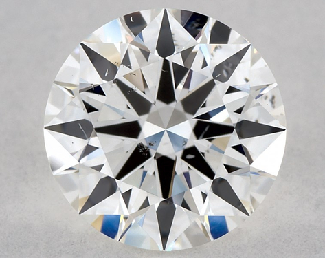 1.33ct Round Cut F SI1 EX-EX-EX GIA