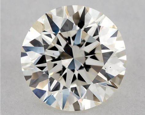 1.01ct Round Cut J I1 EX-EX-EX GIA