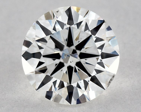 0.71ct Round Cut F SI1 Very_Good-Very_Good-Very_Good GIA