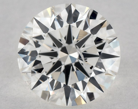 1.03ct Round Cut G SI2 EX-EX-EX GIA