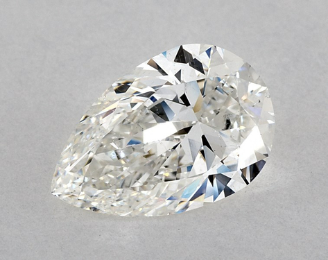 2.6ct Pear Cut F SI1 Very_Good-EX GIA