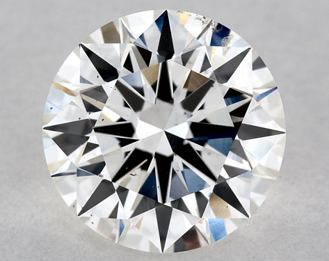 1.32ct Round Cut H SI1 EX-EX-EX GIA