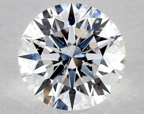 1.95ct Round Cut D SI2 EX-EX-EX GIA