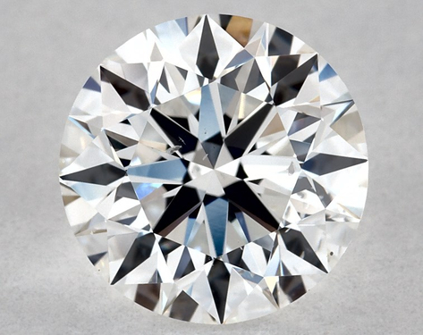 1ct Round Cut D SI1 EX-EX-EX GIA