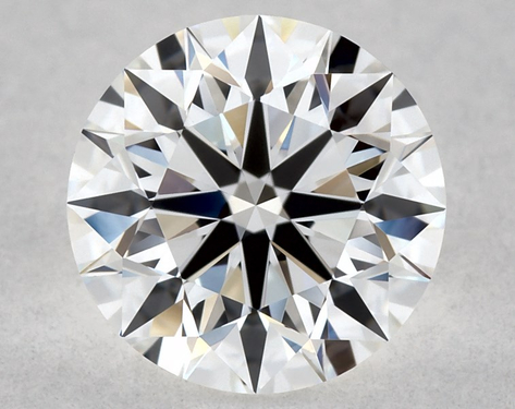 0.9ct Round Cut F VVS1 EX-EX-EX GIA