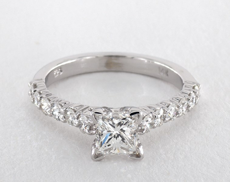 1.01ct Princess Cut F SI1 Very_Good-G GIA