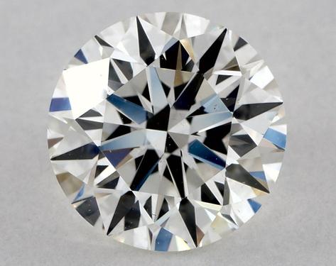 3.02ct Round Cut H VS1 EX-EX-EX GIA