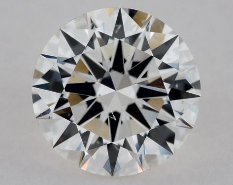 0.9ct Round Cut F SI1 EX-EX-Very_Good GIA