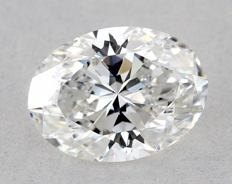 0.91ct Oval Cut E SI1 EX-EX GIA