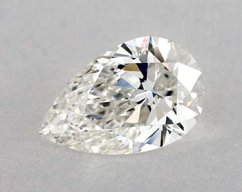 2.56ct Pear Cut H SI1 EX-EX GIA