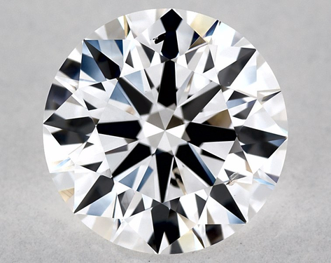 2.01ct Round Cut D SI1 EX-EX-EX GIA