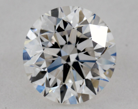 0.7ct Round Cut F VVS1 Very_Good-EX-EX GIA