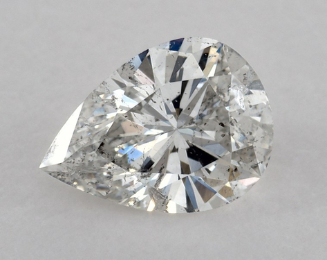 0.76ct Pear Cut H I1 Very_Good-G GIA