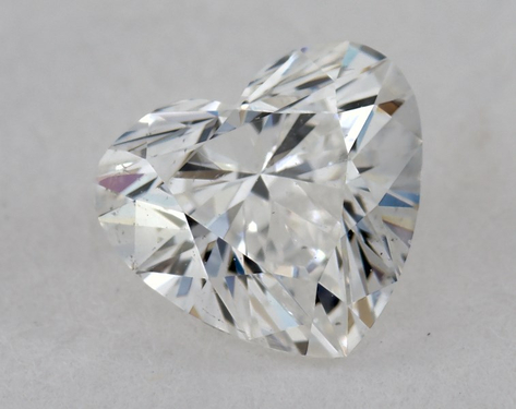 0.8ct Heart Cut F SI1 EX-G GIA