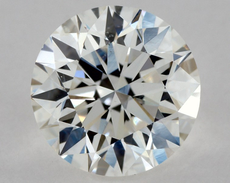 0.9ct Round Cut F SI1 EX-EX-EX GIA
