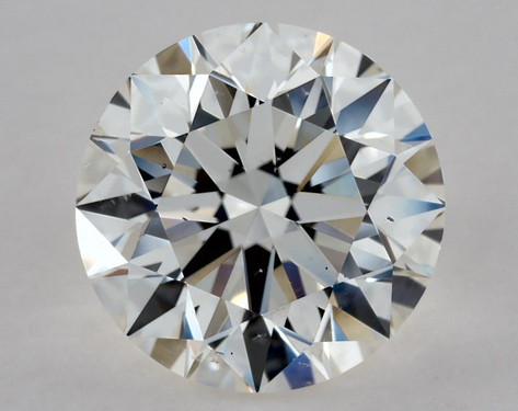 1.9ct Round Cut H SI1 EX-EX-EX GIA