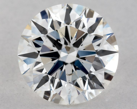 0.71ct Round Cut F SI2 EX-EX-EX GIA