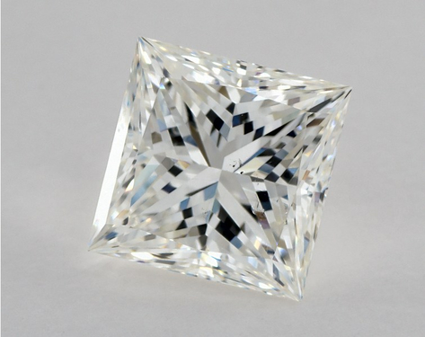 3.07ct Princess Cut I SI1 EX-EX GIA
