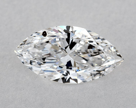 0.91ct Marquise Cut D SI2 Very_Good-Very_Good GIA